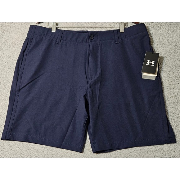 Under Armour UA Golf Shorts ISO-Chill Shorts Mens Size 40 x 8" 1370083 Blue $80 - Picture 1 of 8